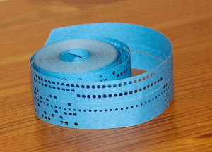 blue punch tape